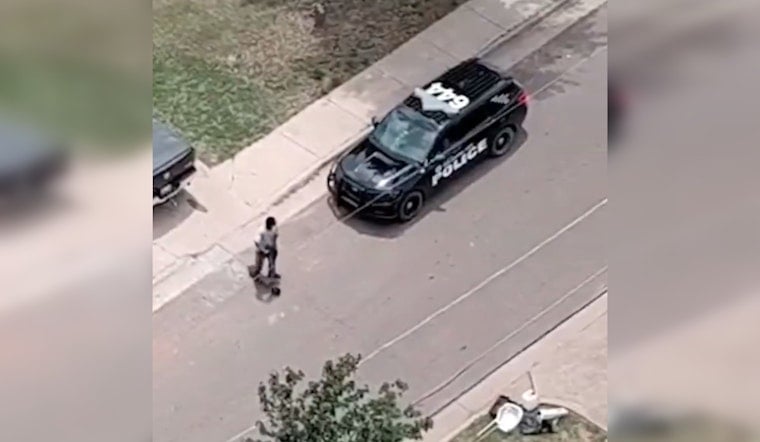 OKC Cops’ Eye in the Sky Spots Grant High Suspect Chucking Gun
