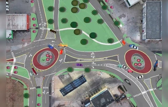 Oklahoma City’s First Double Roundabout Is Open And It’s A Peanut
