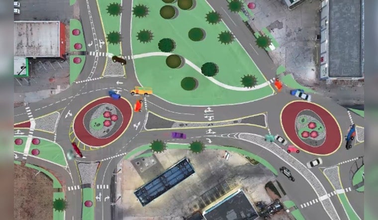 Oklahoma City’s First Double Roundabout Is Open And It’s A Peanut