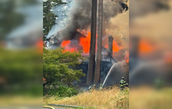 Oregon City House Caves In After 2-Alarm Inferno, One Person Hospitalized