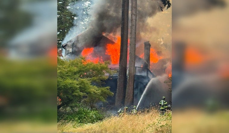 Oregon City House Caves In After 2-Alarm Inferno, One Person Hospitalized
