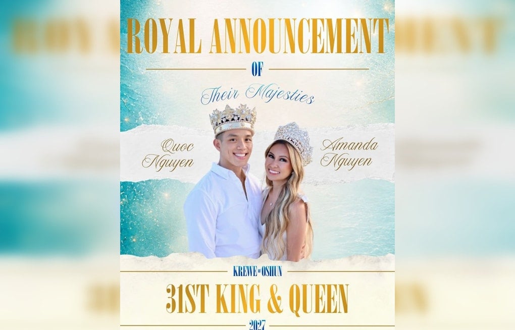Oshun Shakes Up Mardi Gras, Crowns First Asian American Royal Couple