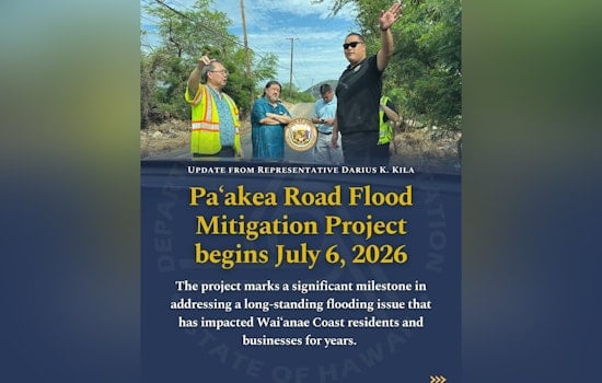 Paakea Road Turns Into Waist-Deep Lake as Waianae Officials Play Catch-Up