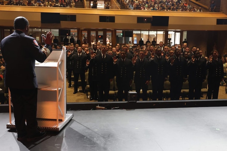 Packed Indy Church Erupts As 62 Rookie Firefighters Get Their Badges