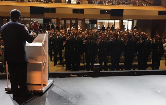 Packed Indy Church Erupts As 62 Rookie Firefighters Get Their Badges