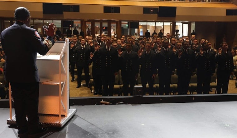 Packed Indy Church Erupts As 62 Rookie Firefighters Get Their Badges