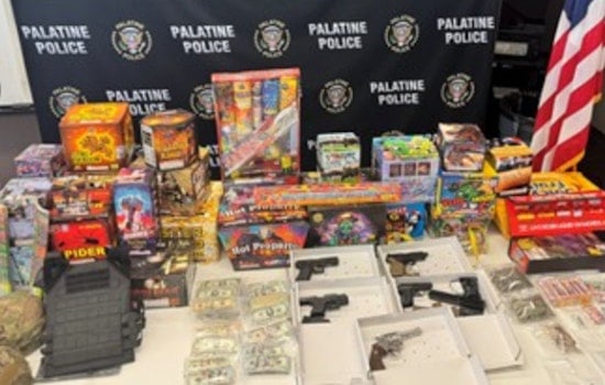 Palatine Cops Hit Dundee Quarter Home, Haul In Guns, Drugs and Body Armor