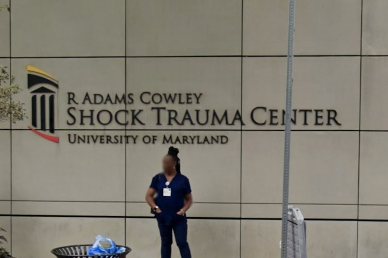 Paramedic Saves Shooting Victim Outside Shock Trauma Baltimore