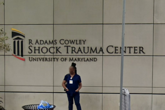 Paramedic Saves Shooting Victim Outside Shock Trauma Baltimore