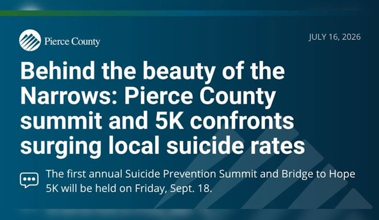 Narrows Bridge Becomes ‘Bridge To Hope’ As Pierce County Takes On Suicide