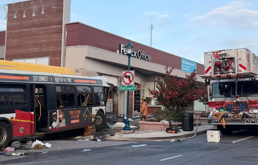 Pikesville Bus Crash Injures Dozens on Reisterstown Road