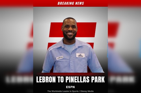 Pinellas Park Facebook Claims LeBron Joining Public Works
