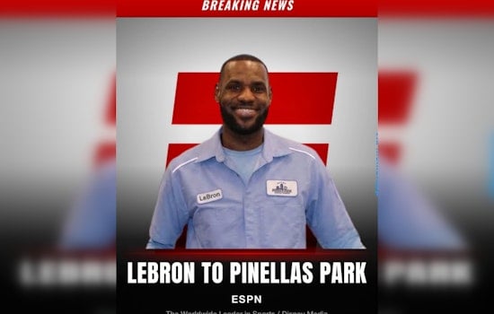 Pinellas Park Facebook Claims LeBron Joining Public Works
