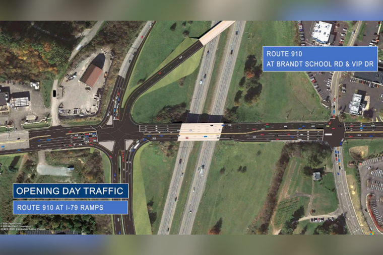 Pittsburgh I-79 Interchange Hits Halfway Mark With Traffic Relief Ahead