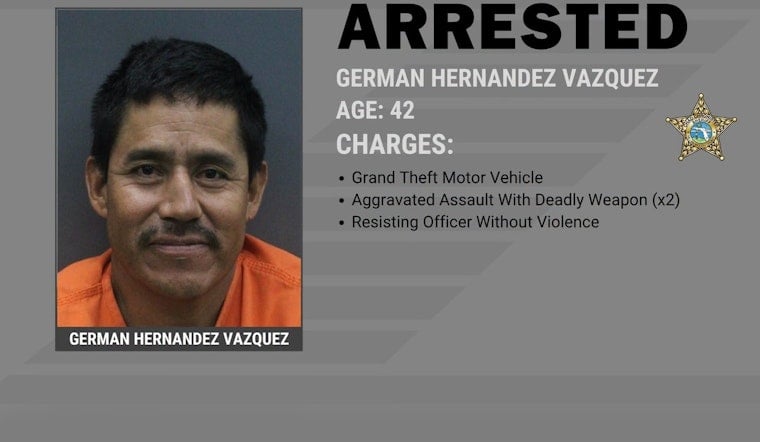 Plant City Deputies Nab Armed Driver In Neighbor’s Stolen Car