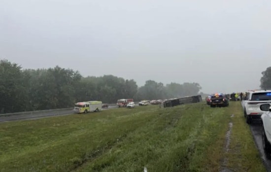 Plattekill Thruway Bus Flips, Riders Shaken But Survive