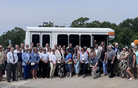 Plymouth Seniors Score Free Bus Rides As Officials Cut Ribbon At CAL