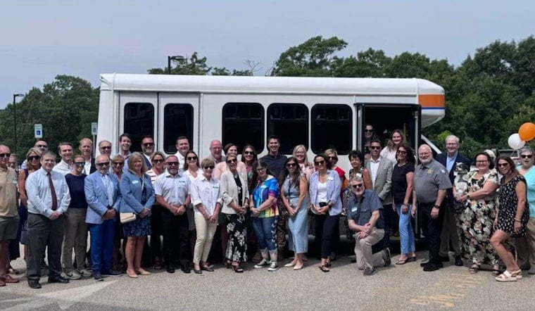 Plymouth Seniors Score Free Bus Rides As Officials Cut Ribbon At CAL