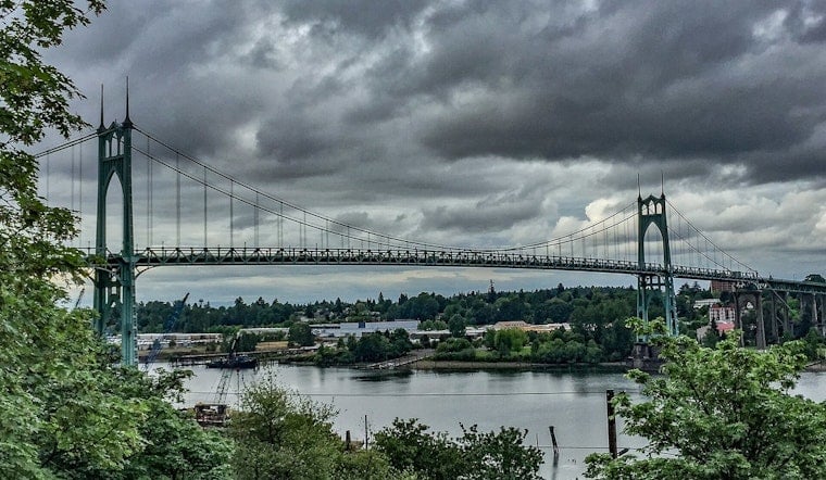 Pre-Dawn St. Johns Bridge Scare as Portland Fire Ladders Two to Safety