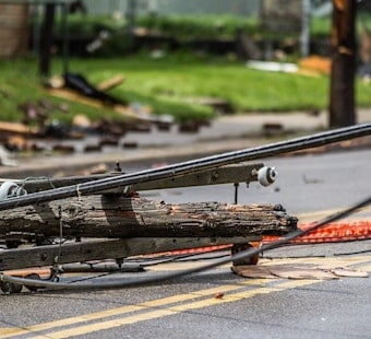 Power Lines Down Near 776 Hwy 107 in Cocke County