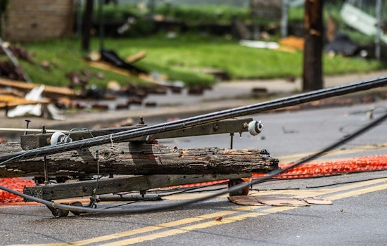Power Lines Down Near 776 Hwy 107 in Cocke County