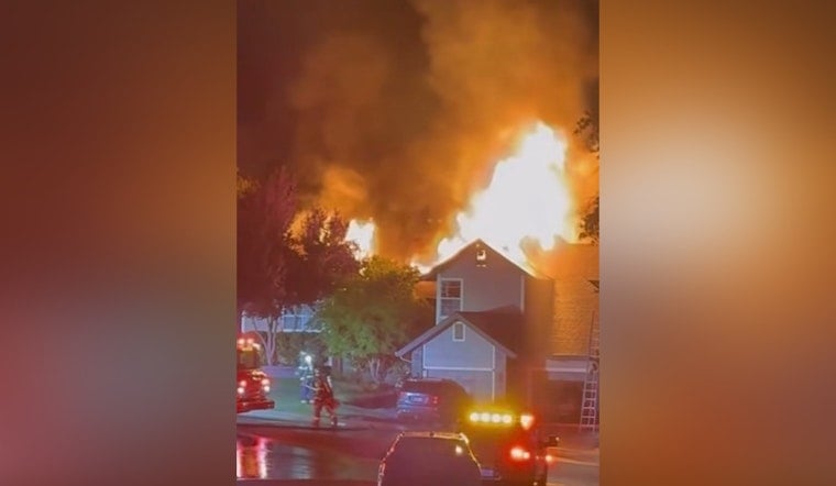 Pre-Dawn Folsom Inferno Guts Home, Injures Firefighter