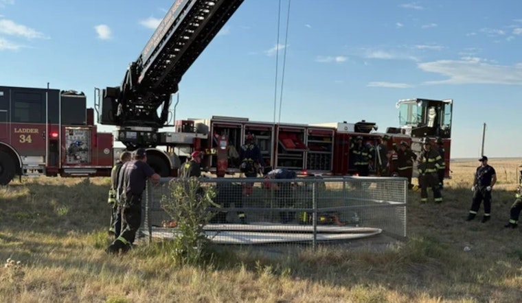 Pre-Dawn Scare At Arapahoe Fairgrounds As Crews Pull Trapped Person To Safety