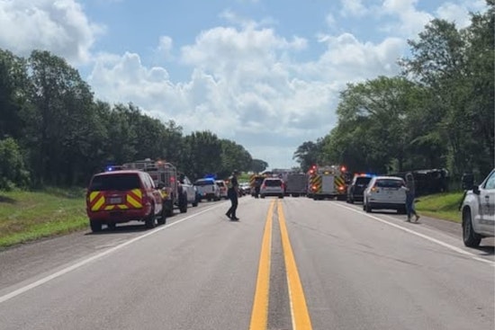 Prison Bus Packed With Inmates Flips On Groesbeck Highway East Of Waco