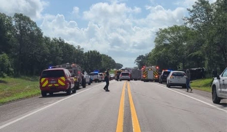 Prison Bus Packed With Inmates Flips On Groesbeck Highway East Of Waco