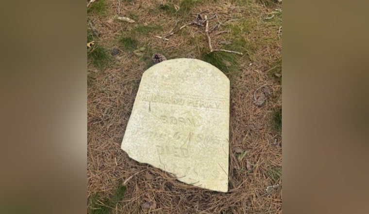 Provincetown Stunned as Vandals Knock Over Eight Historic Tombstones