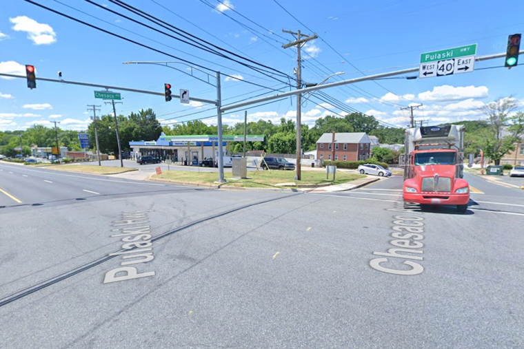 Pulaski Highway Closed After 2-Alarm Fire In Rosedale