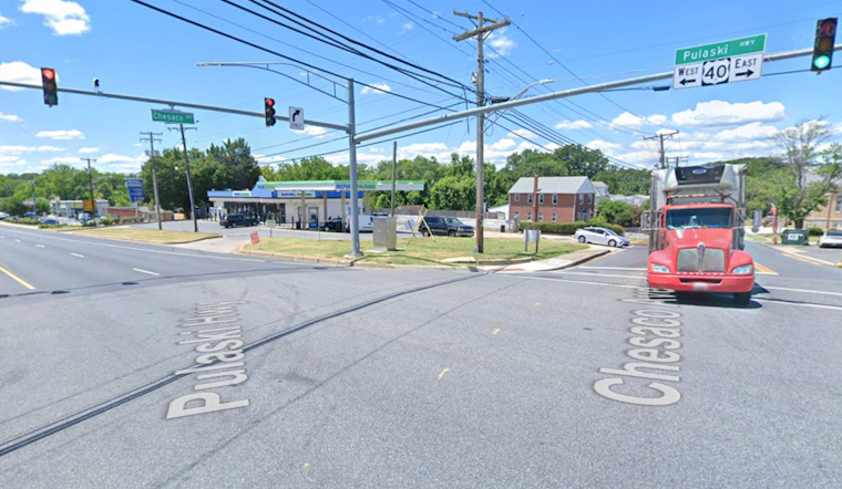 Pulaski Highway Closed After 2-Alarm Fire In Rosedale