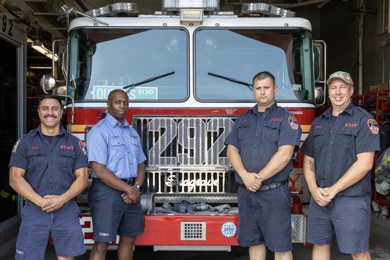 Queens Bravest Haul Family Over Fence From Swamped Woodside Basement
