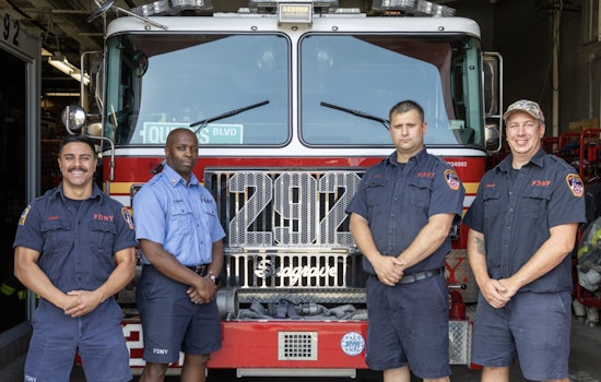 Queens Bravest Haul Family Over Fence From Swamped Woodside Basement