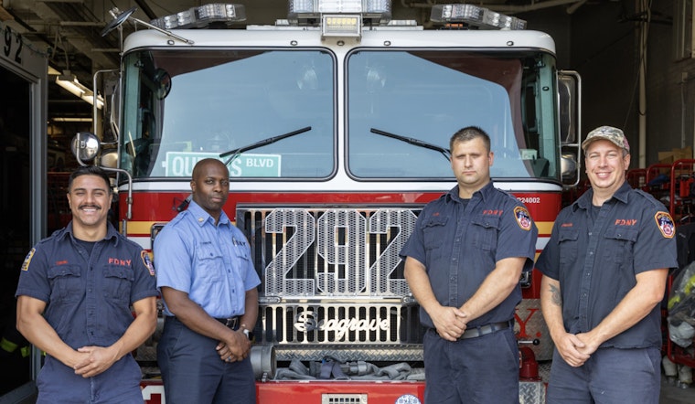 Queens Bravest Haul Family Over Fence From Swamped Woodside Basement