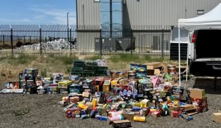 Rio Vista Cops Nab 1,622 Pounds of Illegal Fireworks in Holiday Crackdown