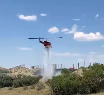 Rogue Drone Grounds Fire Chopper Over I‑25 Brush Blaze Near Castle Pines