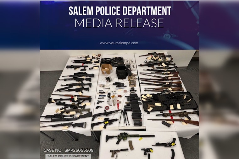Salem Cops Bust Man With Alleged Ghost-Gun Arsenal and Pile of Drugs
