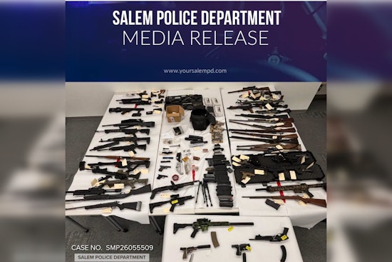 Salem Cops Bust Man With Alleged Ghost-Gun Arsenal and Pile of Drugs