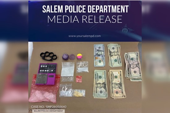 Late-Night Salem Stop Turns Into 100-Gram Meth Bust, Cops Say
