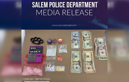 Late-Night Salem Stop Turns Into 100-Gram Meth Bust, Cops Say