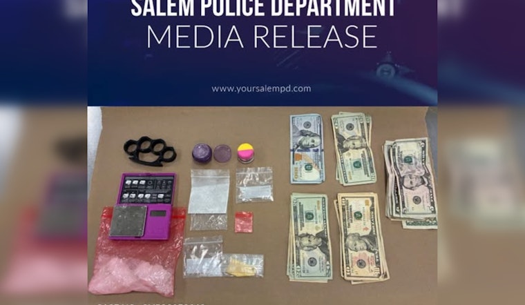 Late-Night Salem Stop Turns Into 100-Gram Meth Bust, Cops Say