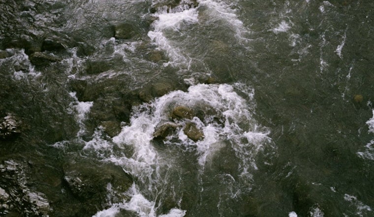 San Antonio River Rises Toward Floresville, Poised To Swamp Park And Back Roads