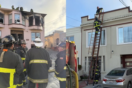 San Francisco Firefighters Rescue Adult From Raymond Street Blaze