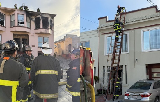 San Francisco Firefighters Rescue Adult From Raymond Street Blaze