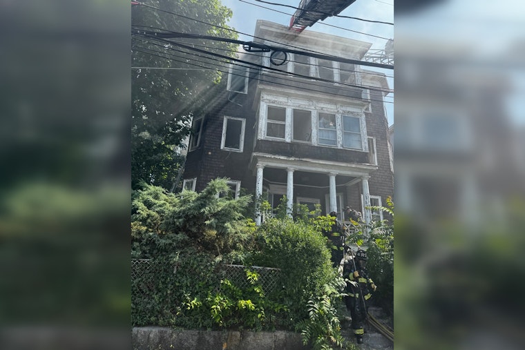 Savin Hill Inferno Guts Vacant Triple-Decker on Dorchester Block