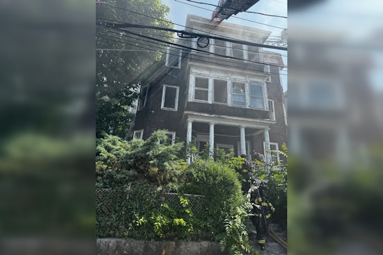 Savin Hill Inferno Guts Vacant Triple-Decker on Dorchester Block