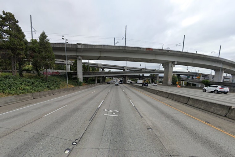 Seattle Collision Partially Blocks I-5 Ramp To I-90