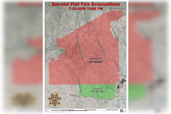 Second Flat Fire Roars Toward Burns, Triggers Late-Night Evacuation Orders
