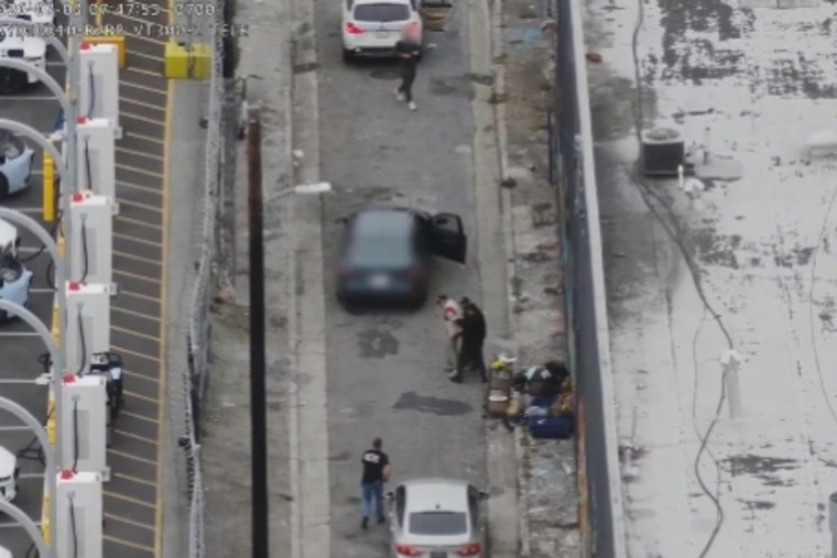 SF Cops Bust Hot-Prowl Suspect Cruising In Stolen Garage Getaway
